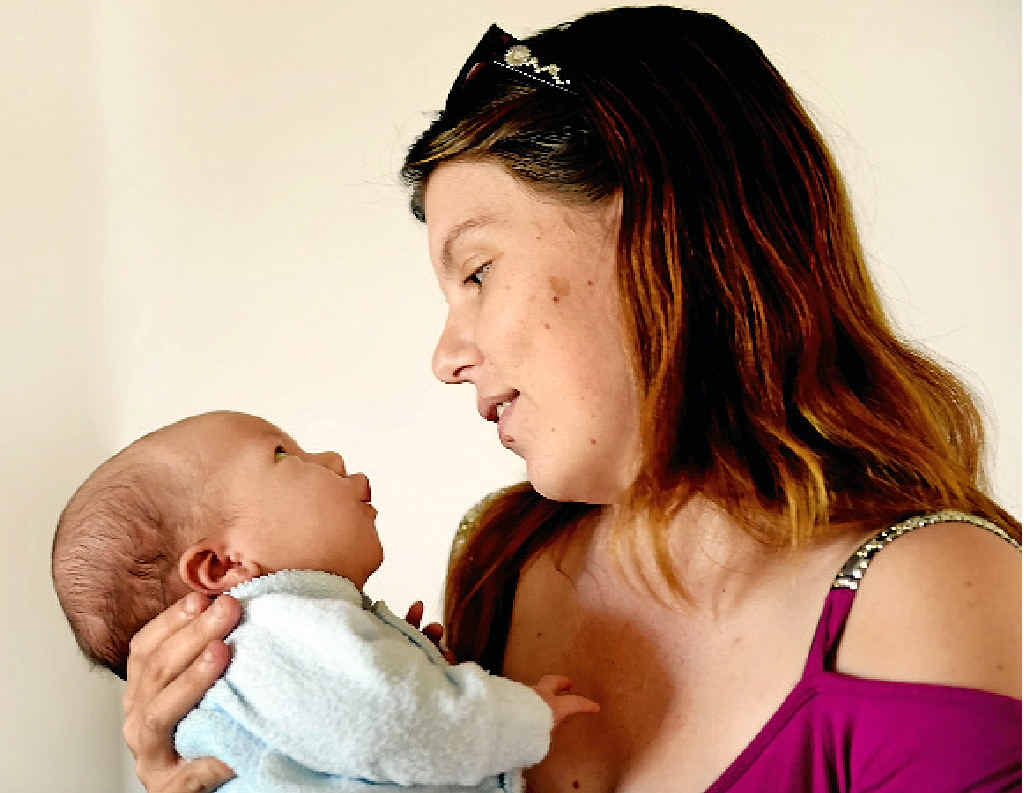 NOT GOING TO BE VICTIMISED: Jodie Tangikara with her son Kaiden. NOT GOING TO BE VICTIMISED: Jodie Tangikara with her son Kaiden.