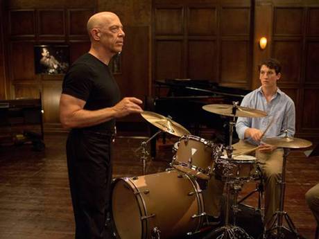 J.K. Simmons and Miles Teller in Whiplash J.K. Simmons and Miles Teller in Whiplash