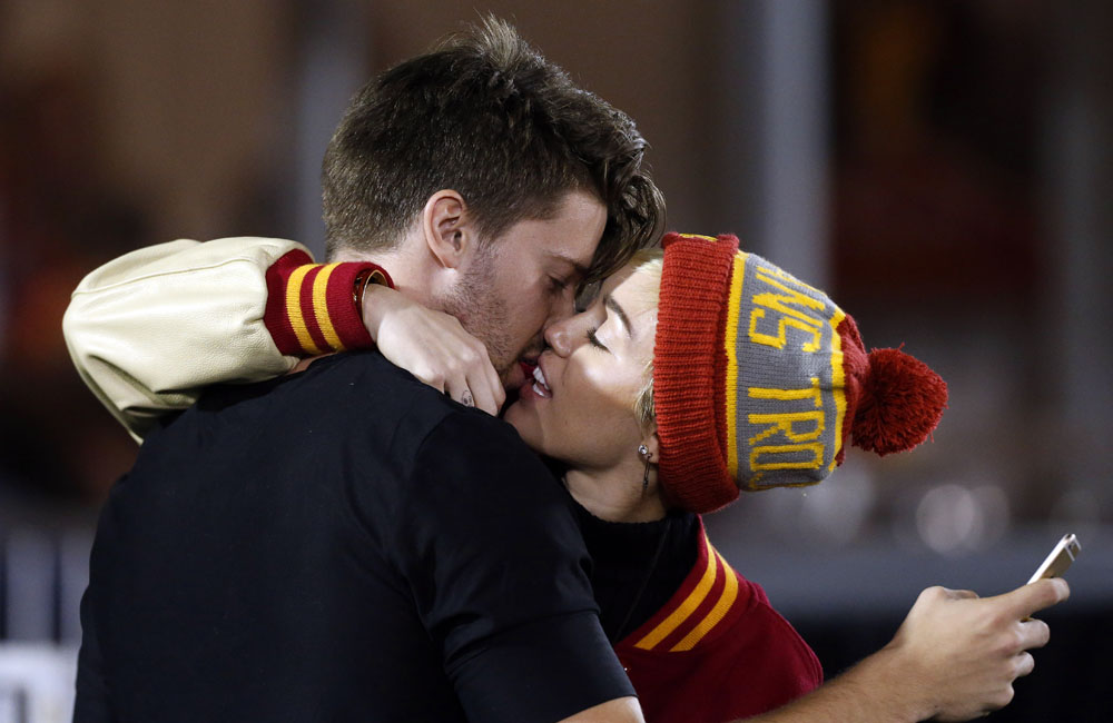 Miley Cyrus and Patrick Schwarzenegger Miley Cyrus and Patrick Schwarzenegger