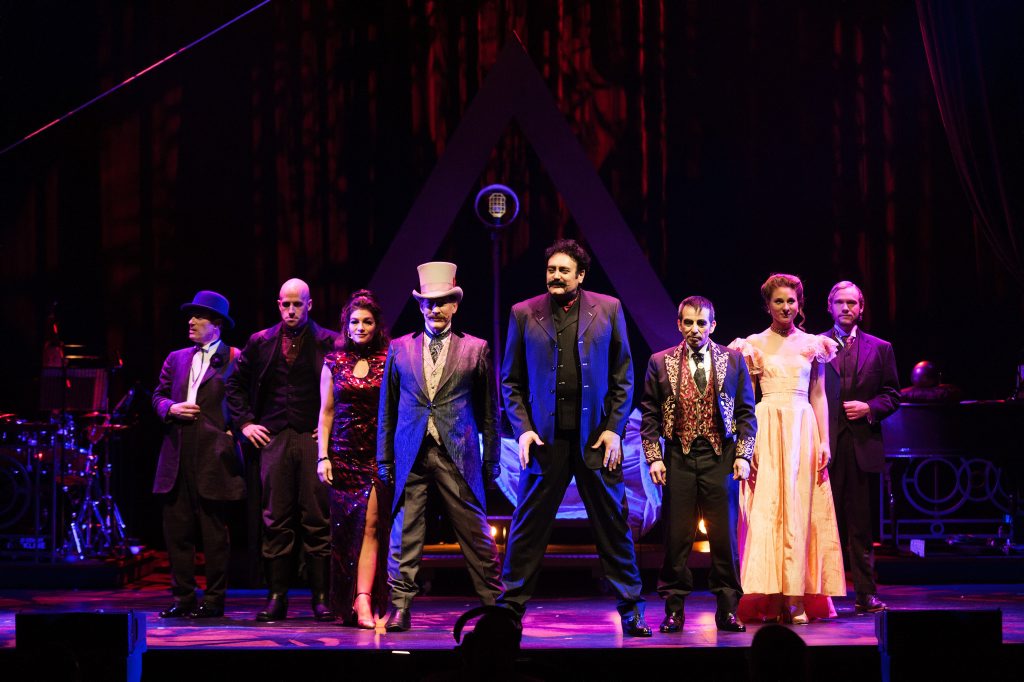 The magic makers of Illusionists 1903 take to the stage at Qpac's Concert Hall. The magic makers of Illusionists 1903 take to the stage at Qpac's Concert Hall.