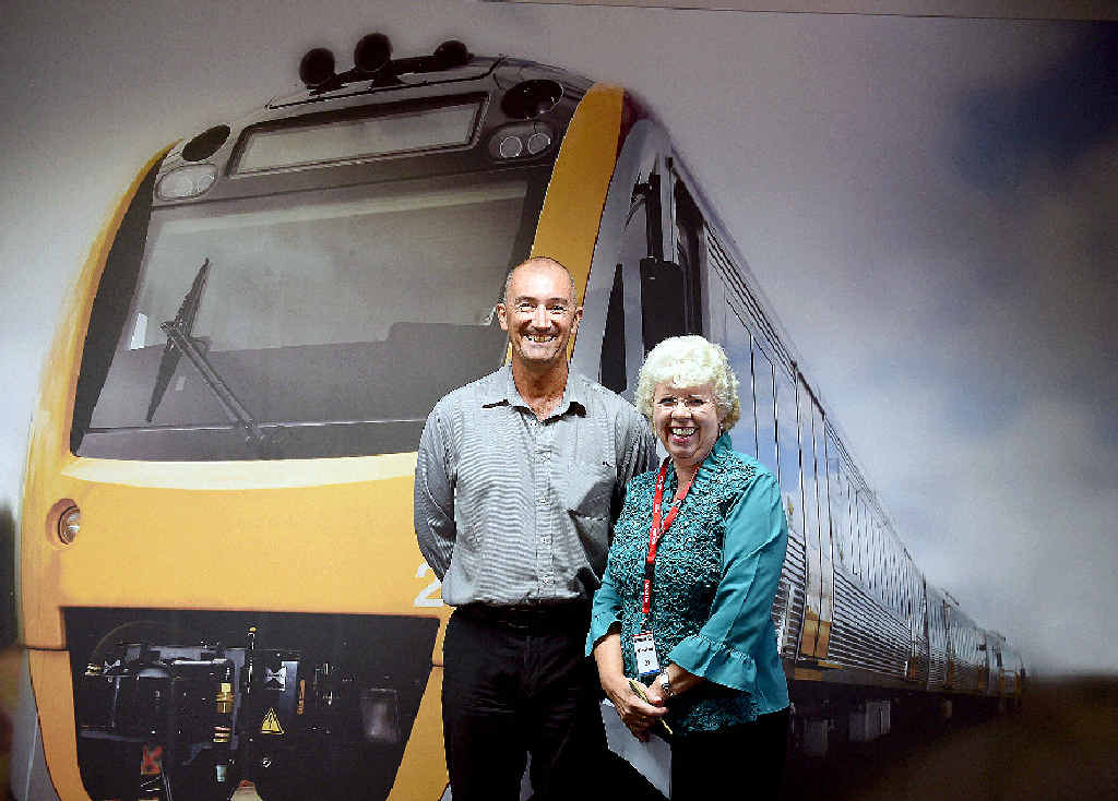 Downer EDI General Manager of Production for Queensland, David Hill and State Member of Parliament Anne Maddern. Downer EDI General Manager of Production for Queensland, David Hill and State Member of Parliament Anne Maddern.
