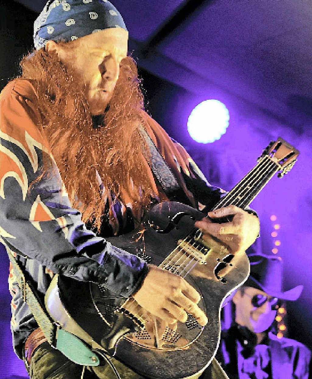FESTIVAL FUN: 8 Ball Aitken at a previous Agnes Water Blues and Roots Festival. FESTIVAL FUN: 8 Ball Aitken at a previous Agnes Water Blues and Roots Festival.