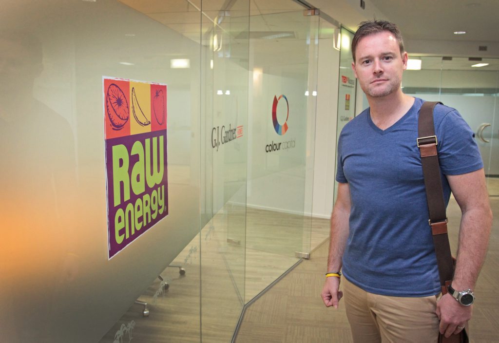 Raw Energy CEO (chief energy officer) Matt Hope. Raw Energy CEO (chief energy officer) Matt Hope.