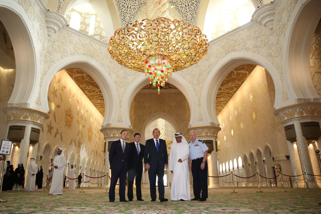Prime Minister Tony Abbott has condemned the attack on a Paris magazine, as he returns to Australia following a trip to the Middle East Prime Minister Tony Abbott has condemned the attack on a Paris magazine, as he returns to Australia following a trip to the Middle East