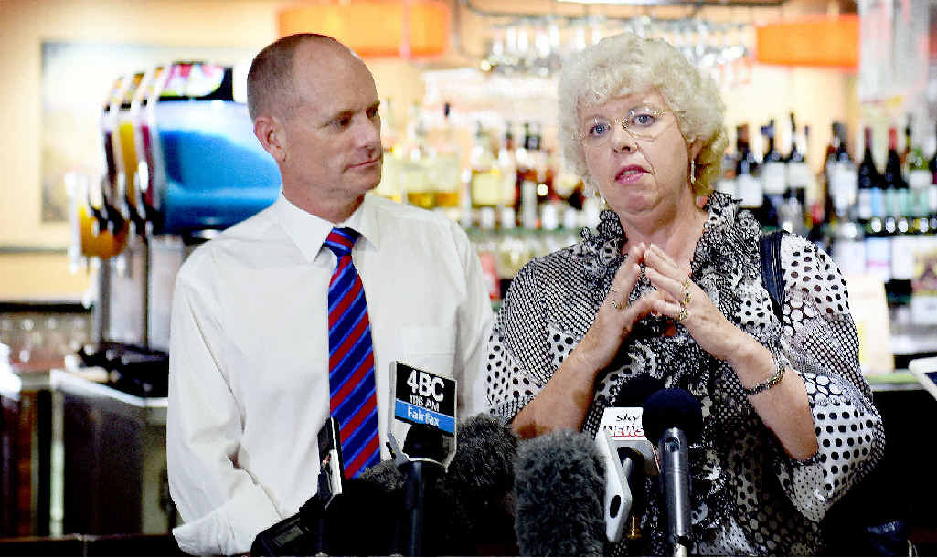 Queensland election - Premier Campbell Newman made an appearance at the Carriers Arms Hotel. Maryborough MP Anne Maddern at the press conference. Photo: Valerie Horton / Fraser Coast Chronicle Queensland election - Premier Campbell Newman made an appearance at the Carriers Arms Hotel. Maryborough MP Anne Maddern at the press conference. Photo: Valerie Horton / Fraser Coast Chronicle