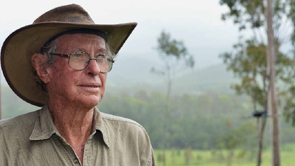 BLACK CAT COUNTRY: Thornside’s Graham Shooter talks about black panther sightings on and around his Widgee property. BLACK CAT COUNTRY: Thornside’s Graham Shooter talks about black panther sightings on and around his Widgee property.