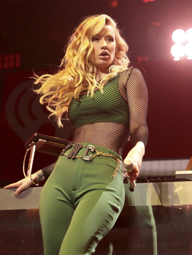 Iggy Azalea performs in concert during the Hot 99.5 Jingle Ball at the Verizon Center on Monday, Dec. 15, 2014, in Washington D.C. (Photo by Owen Sweeney/Invision/AP) Iggy Azalea performs in concert during the Hot 99.5 Jingle Ball at the Verizon Center on Monday, Dec. 15, 2014, in Washington D.C. (Photo by Owen Sweeney/Invision/AP)