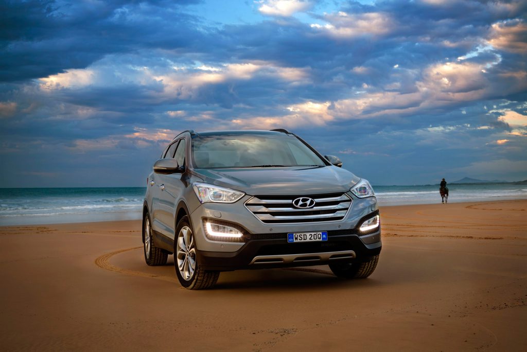 The 2015 Hyundai Santa Fe. The 2015 Hyundai Santa Fe.