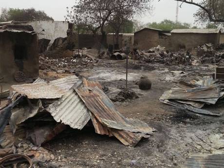 Baga after a previous Boko Haram raid. Much of the village has been destroyed in this month’s attacks Baga after a previous Boko Haram raid. Much of the village has been destroyed in this month’s attacks