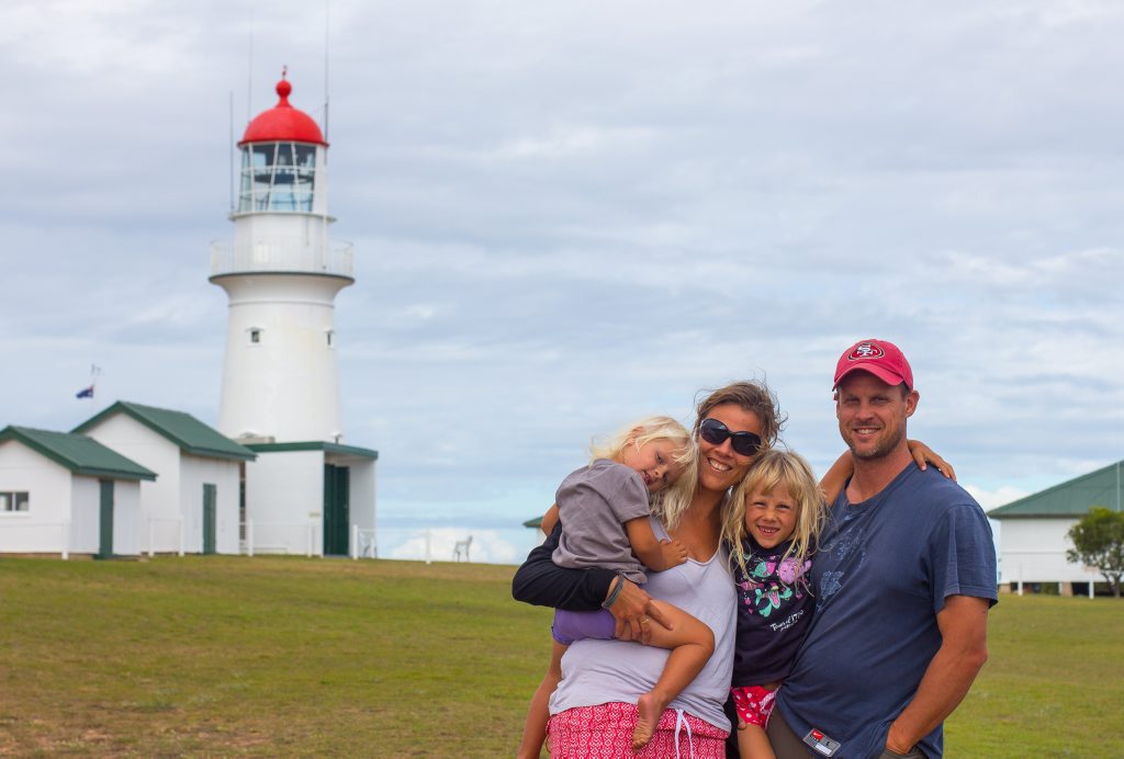 Top Australian bloggers Caz and Craig Makepeace, with their daughters Kalyra and Savannah, named Seventeen Seventy in their top destination list for 2014. They're seen here at Bustard Head lighthouse in June. Top Australian bloggers Caz and Craig Makepeace, with their daughters Kalyra and Savannah, named Seventeen Seventy in their top destination list for 2014. They're seen here at Bustard Head lighthouse in June.
