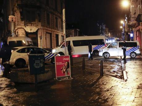 Police block a street in Vervier, eastern Belgium, following an anti terror operation. Police block a street in Vervier, eastern Belgium, following an anti terror operation.