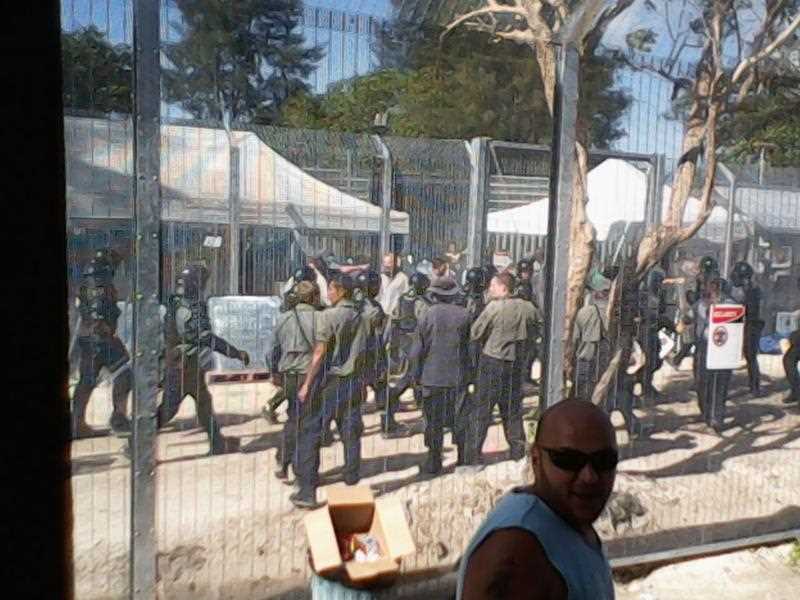 Supplied image obtained Friday, Jan. 16, 2015 of asylum seekers during a hunger strike at the Manus Island detention centre. About 30 asylum seekers have sewn their lips together and 500 are on a hunger strike at the Manus Island detention centre, a refugee advocacy group says. Supplied image obtained Friday, Jan. 16, 2015 of asylum seekers during a hunger strike at the Manus Island detention centre. About 30 asylum seekers have sewn their lips together and 500 are on a hunger strike at the Manus Island detention centre, a refugee advocacy group says.