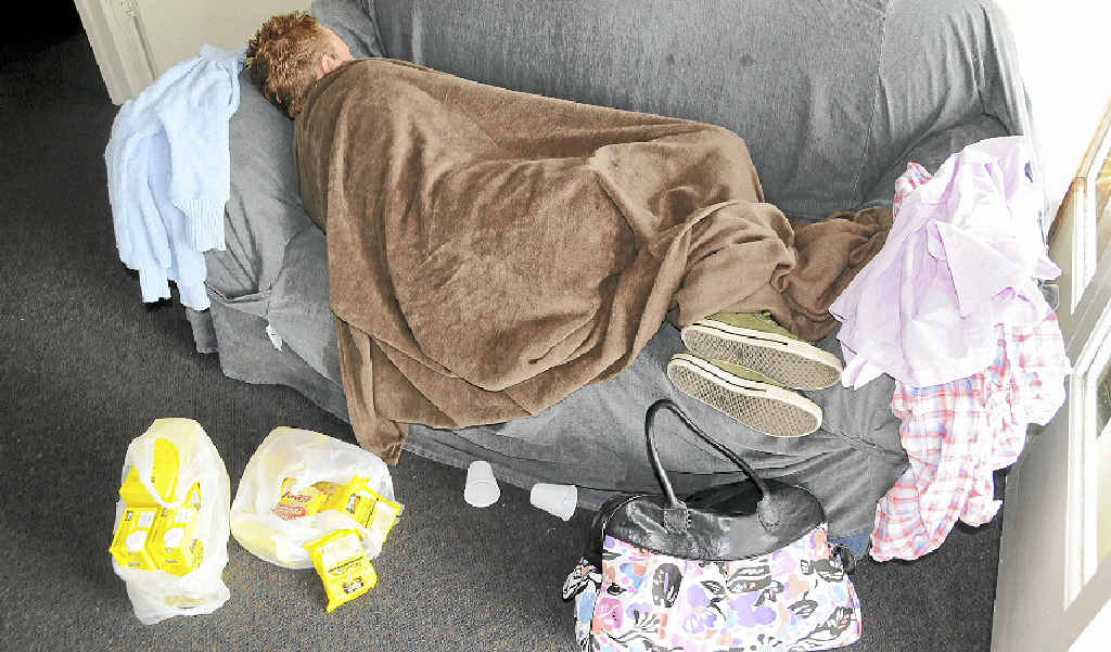 COUCH SURFER: Remember this guy? Share houses are becoming more popular and can create a handy income stream. COUCH SURFER: Remember this guy? Share houses are becoming more popular and can create a handy income stream.
