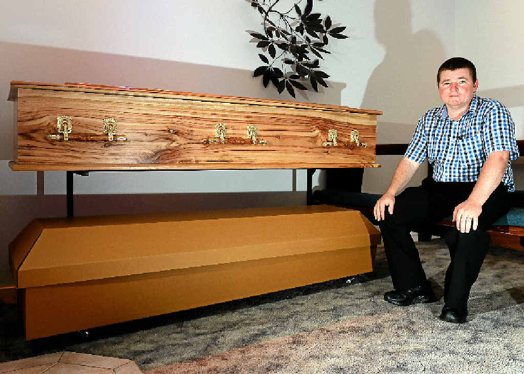 FUNERAL EXPERT: Ben Little of Dolphin Funerals, Murwillumbah. FUNERAL EXPERT: Ben Little of Dolphin Funerals, Murwillumbah.