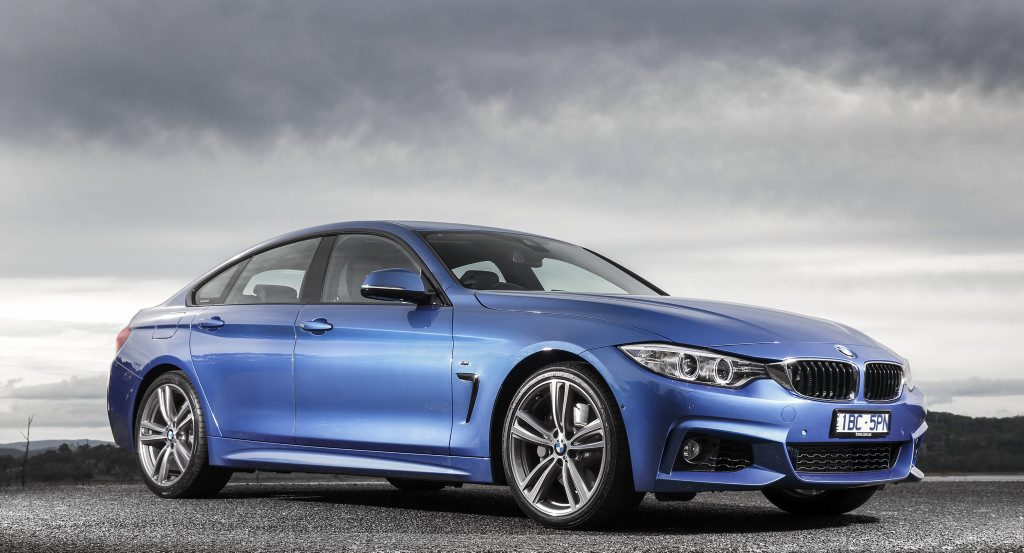 The BMW 428i gran coupe. The BMW 428i gran coupe.
