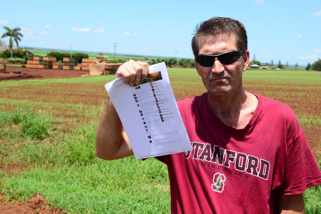 LOCAL WORKERS: Gavin Tronc is calling for locals to get more farm work instead of the industry giving it all to backpackers. LOCAL WORKERS: Gavin Tronc is calling for locals to get more farm work instead of the industry giving it all to backpackers.