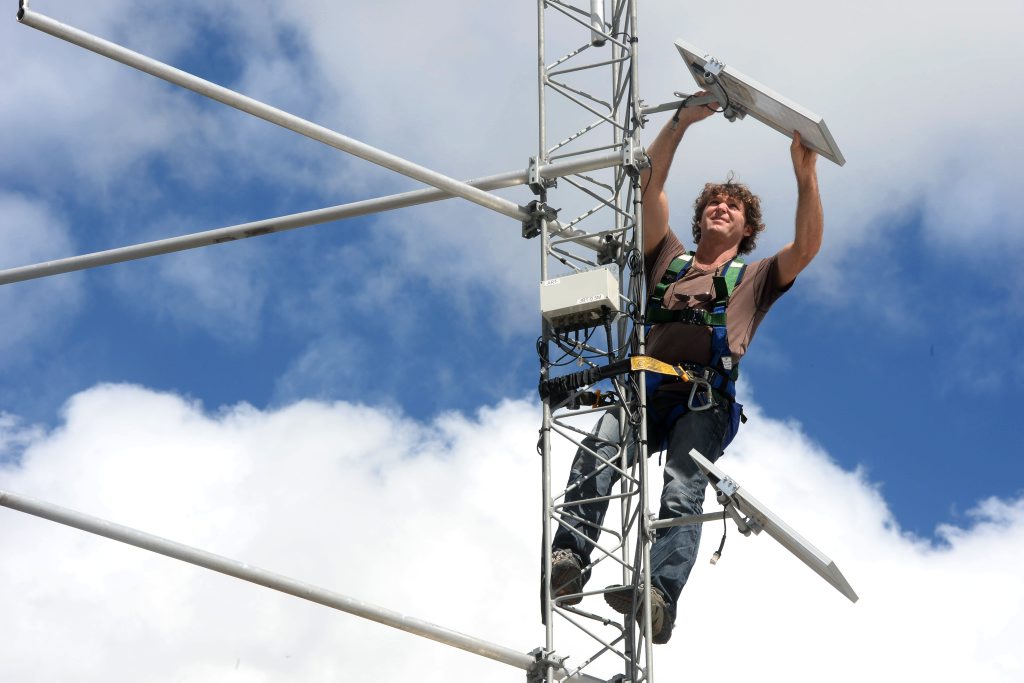 Andrew Price of Australian radio Towers in Murwillumbah. Photo John Gass Daily News Andrew Price of Australian radio Towers in Murwillumbah. Photo John Gass Daily News