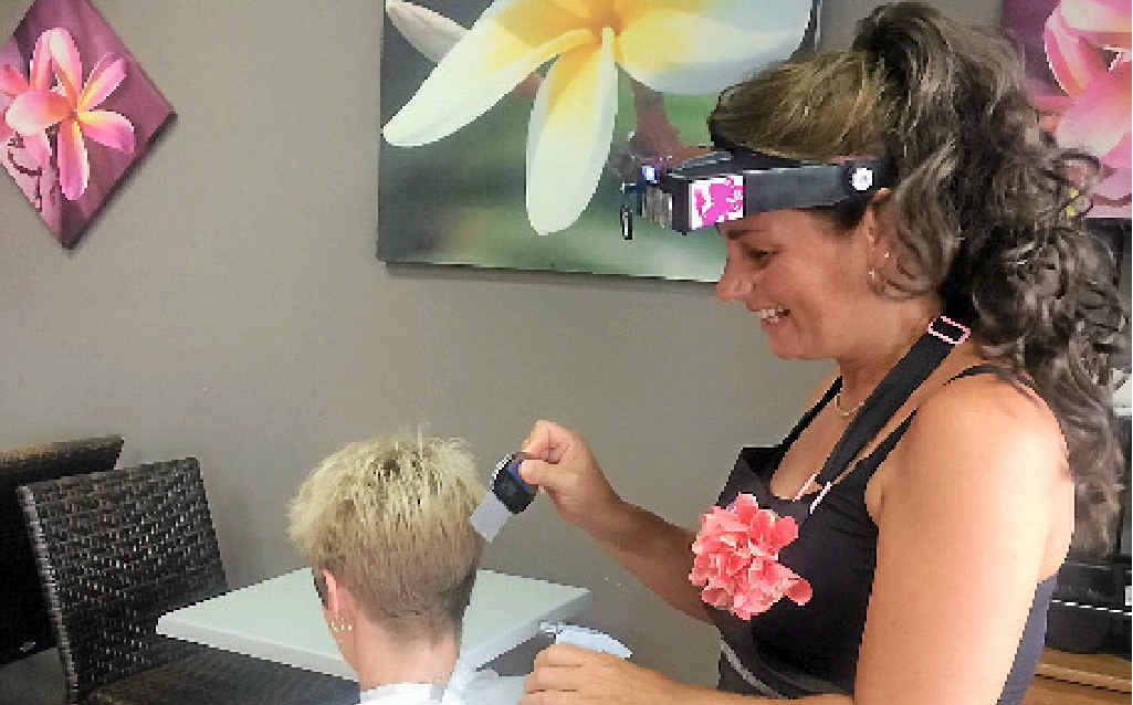 LICE BUSTER: Trennah Portelli offers head lice removal in the comfort of your own home. LICE BUSTER: Trennah Portelli offers head lice removal in the comfort of your own home.