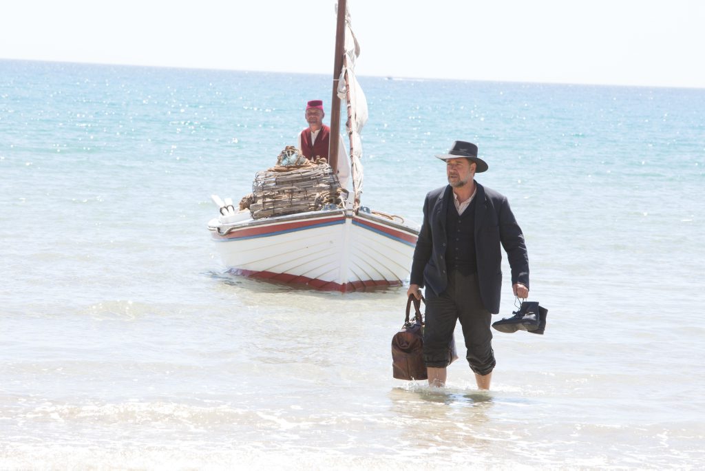 Russell Crowe in The Water Diviner. Russell Crowe in The Water Diviner.