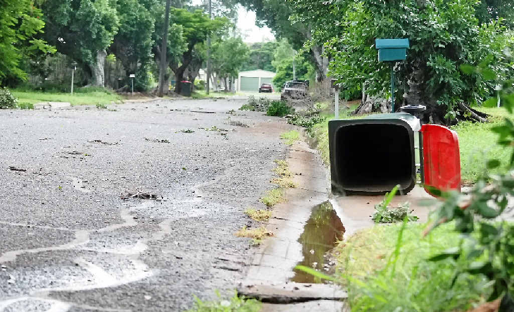 COLD SNAP: Blackwater suffered through hail, strong winds and heavy downpours on Tuesday night. COLD SNAP: Blackwater suffered through hail, strong winds and heavy downpours on Tuesday night.