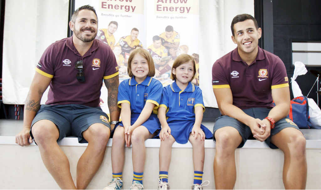 BRONCO BLISS: Corey Parker and Jordan Kahu. BRONCO BLISS: Corey Parker and Jordan Kahu.