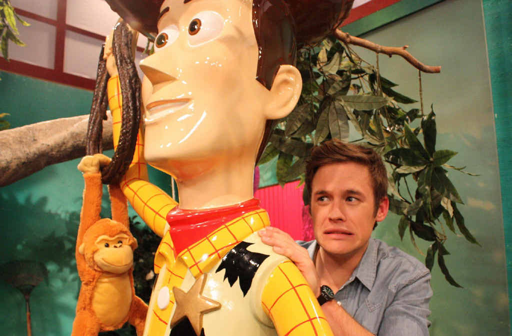 NOT JUST A CARTOON CAPER: Nathan Morgan is up for best presenter award in the TV Week Logie Awards as host of Saturday Disney. NOT JUST A CARTOON CAPER: Nathan Morgan is up for best presenter award in the TV Week Logie Awards as host of Saturday Disney.
