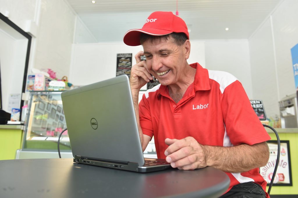 Labor candidate Bruce Saunders is growing more confident that he can stage a surprise victory and claim the seat. Labor candidate Bruce Saunders is growing more confident that he can stage a surprise victory and claim the seat.