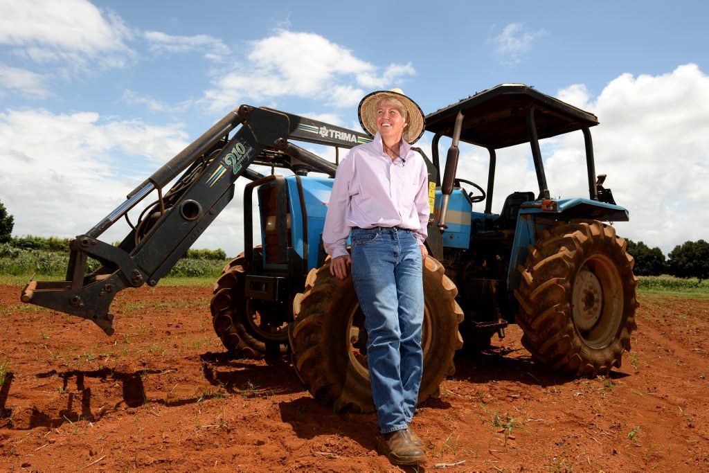 Michelle Kettle on the farm in Cudgen. Photo: John Gass / Tweed Daily News Michelle Kettle on the farm in Cudgen. Photo: John Gass / Tweed Daily News