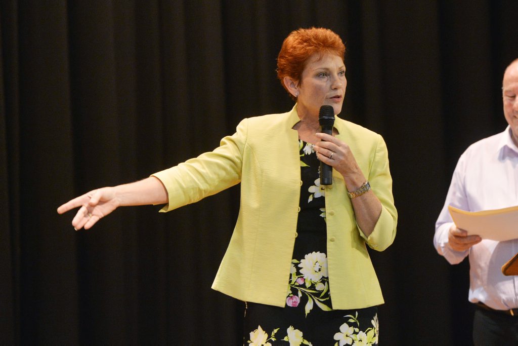 STILL FIGHTING: One Nation leader Pauline Hanson believes she still has a chance of winning the seat of Lockyer. STILL FIGHTING: One Nation leader Pauline Hanson believes she still has a chance of winning the seat of Lockyer.