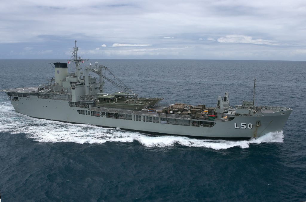 The cargo ship HMAS Tobruk may be scuttled in the Great Sandy Strait in a few years. The cargo ship HMAS Tobruk may be scuttled in the Great Sandy Strait in a few years.