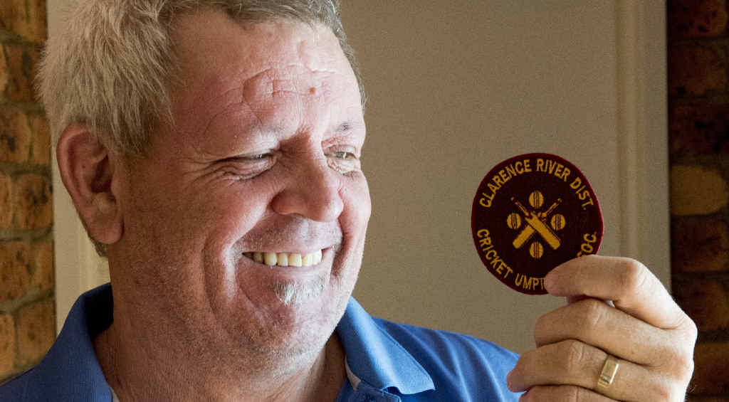 IT’S OFFICIAL: Tim Kinnane is umpiring at JJ Lawrence Oval this weekend.PHOTO: ADAM HOURIGAN IT’S OFFICIAL: Tim Kinnane is umpiring at JJ Lawrence Oval this weekend.PHOTO: ADAM HOURIGAN