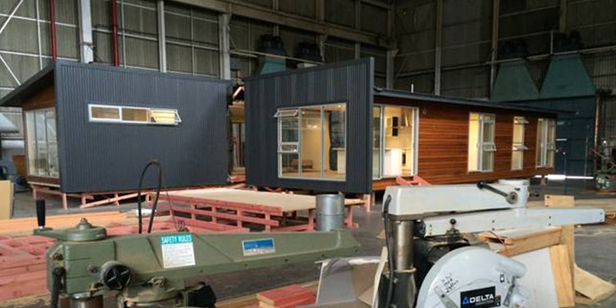 Matrix Homes factory in Trentham. Matrix Homes factory in Trentham.