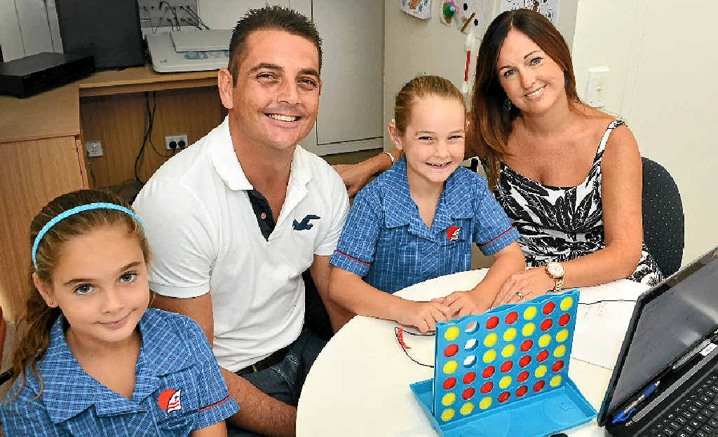 NEW LIFE: Olivia Hutfield (second from right) celebrates with her sister Jessica, and parents Ian and Vanessa. NEW LIFE: Olivia Hutfield (second from right) celebrates with her sister Jessica, and parents Ian and Vanessa.