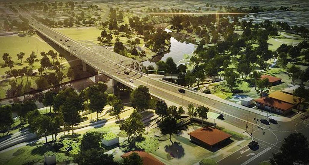 An artist's impression of the proposed Norman Street Bridge. Photo: Contributed An artist's impression of the proposed Norman Street Bridge. Photo: Contributed