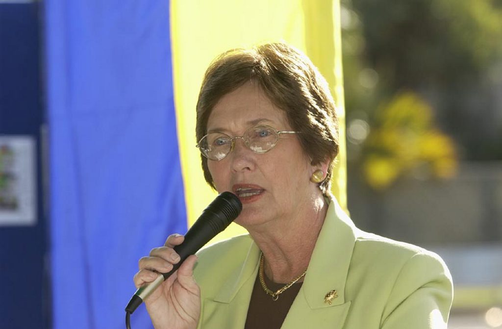 Nita Cunningham launches Local Government Week at Kings Beach in 2003. Nita Cunningham launches Local Government Week at Kings Beach in 2003.