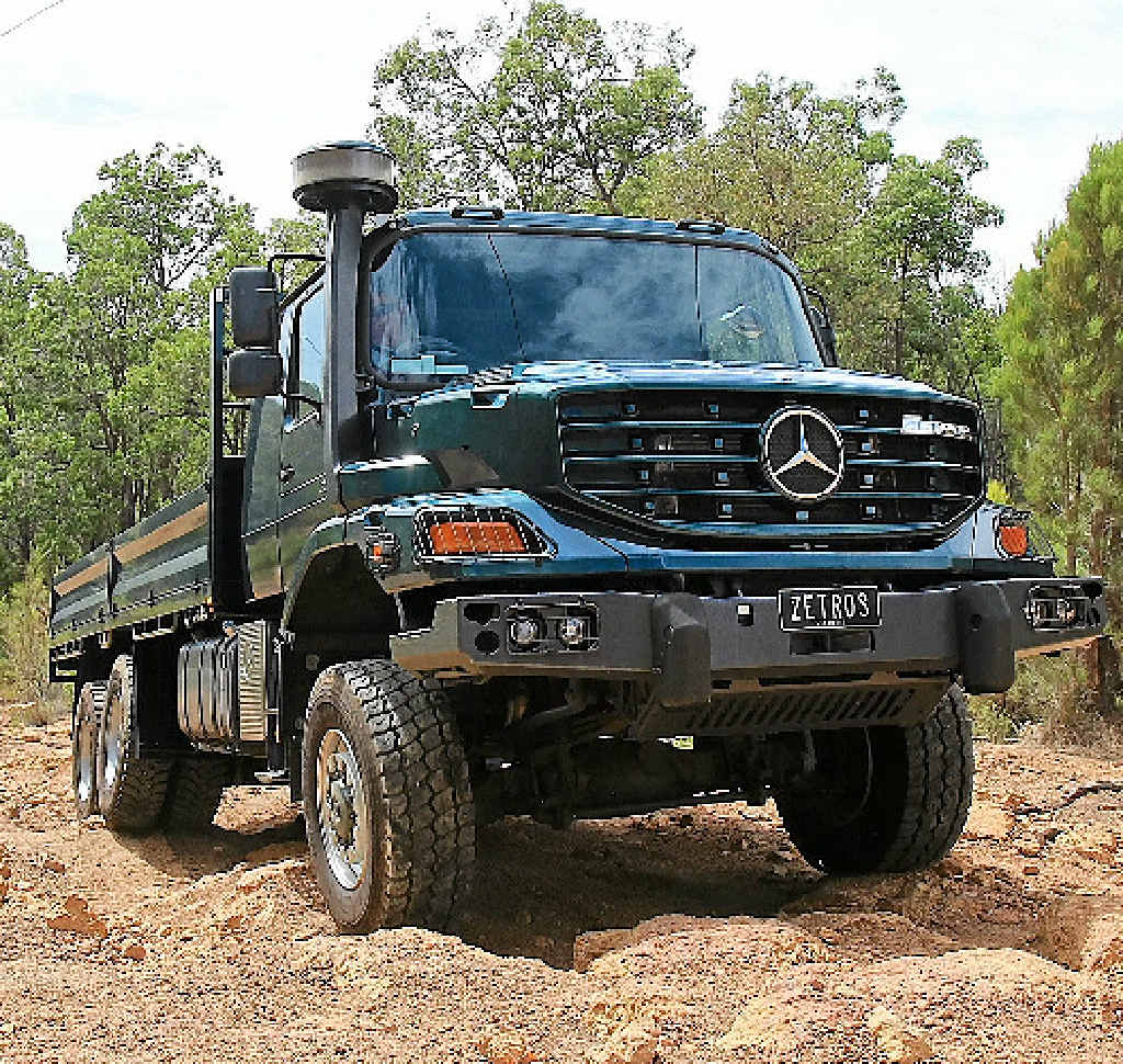 Axle articulation keeps power at each wheel. Axle articulation keeps power at each wheel.