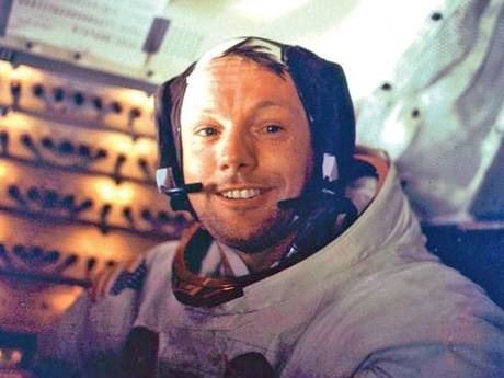Neil Armstrong smiles into the camera after spending more than 2 hours on the lunar surface on 21 July, 1969 Neil Armstrong smiles into the camera after spending more than 2 hours on the lunar surface on 21 July, 1969