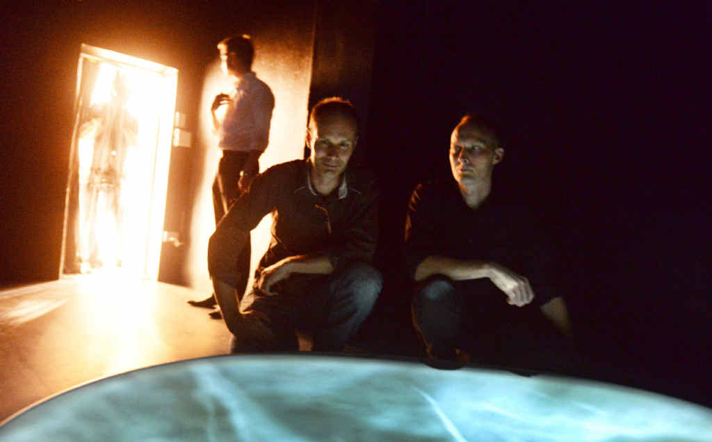 EVOLVING MEDITATION: Keith Armstrong and Lawrence English in the Vault at BRAG. EVOLVING MEDITATION: Keith Armstrong and Lawrence English in the Vault at BRAG.