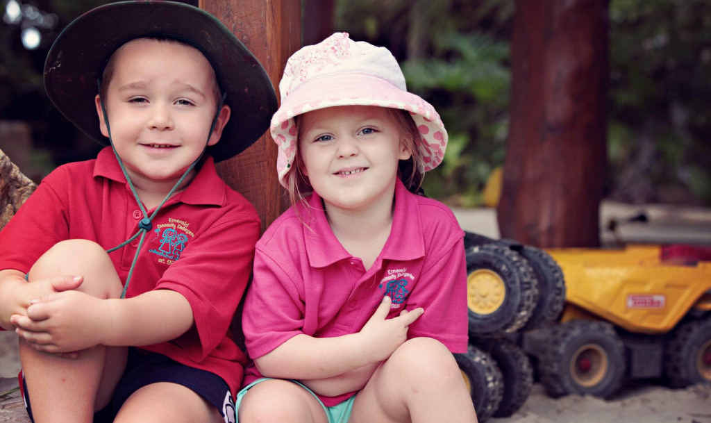BEST BUDS: Jye Hartwell and Hayley Waldron think they have love all sorted out at the wise ages of almost-four. BEST BUDS: Jye Hartwell and Hayley Waldron think they have love all sorted out at the wise ages of almost-four.