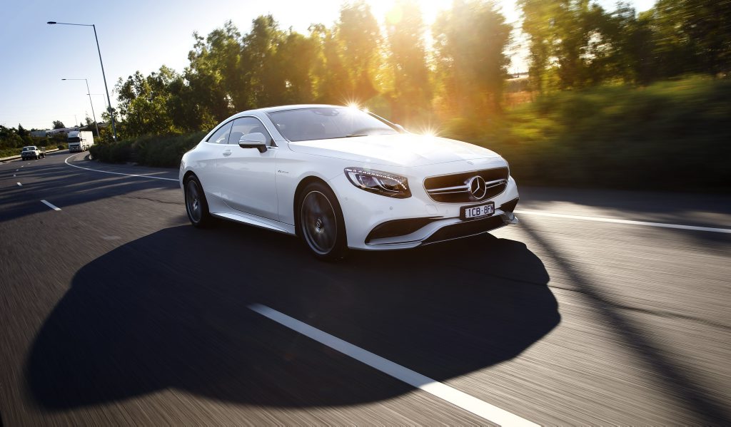 The Mercedes-Benz S63 AMG. The Mercedes-Benz S63 AMG.