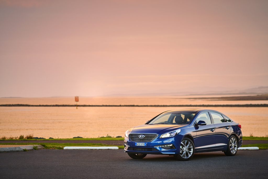 The 2015 Hyundai Sonata. The 2015 Hyundai Sonata.