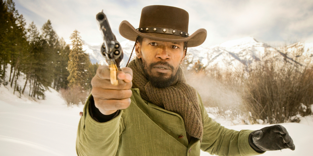 Jamie Foxx stars in the movie Django Unchained. Jamie Foxx stars in the movie Django Unchained.