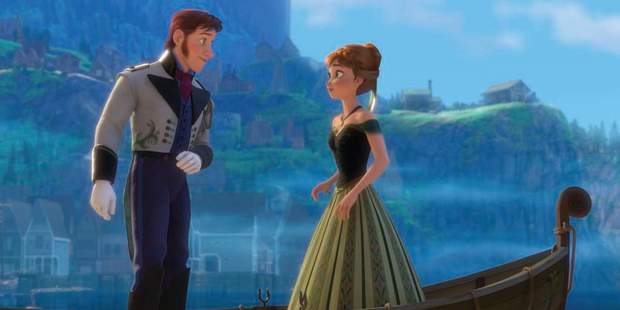 A scene from the Disney film Frozen. A scene from the Disney film Frozen.