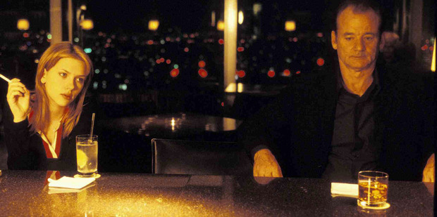 Scarlett Johansson and Bill Murray in a scene from the film Lost In Translation. Scarlett Johansson and Bill Murray in a scene from the film Lost In Translation.