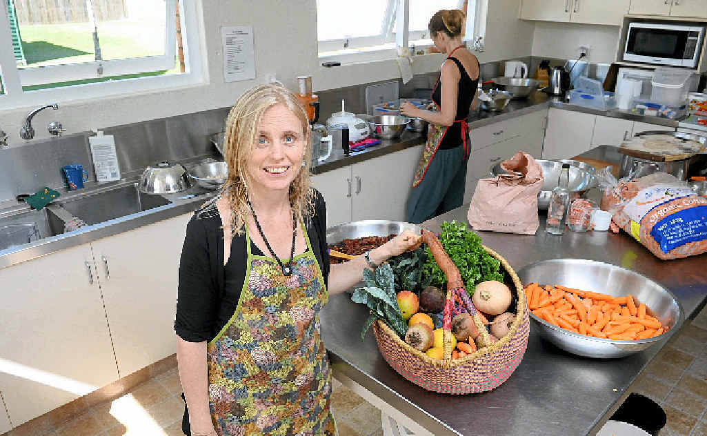 TRAINING PROGRAM: Veet Karen Hedley, of Mullumbimby, of the Vegetarian Cooking School, will offer a course to become a vegetarian chef. TRAINING PROGRAM: Veet Karen Hedley, of Mullumbimby, of the Vegetarian Cooking School, will offer a course to become a vegetarian chef.