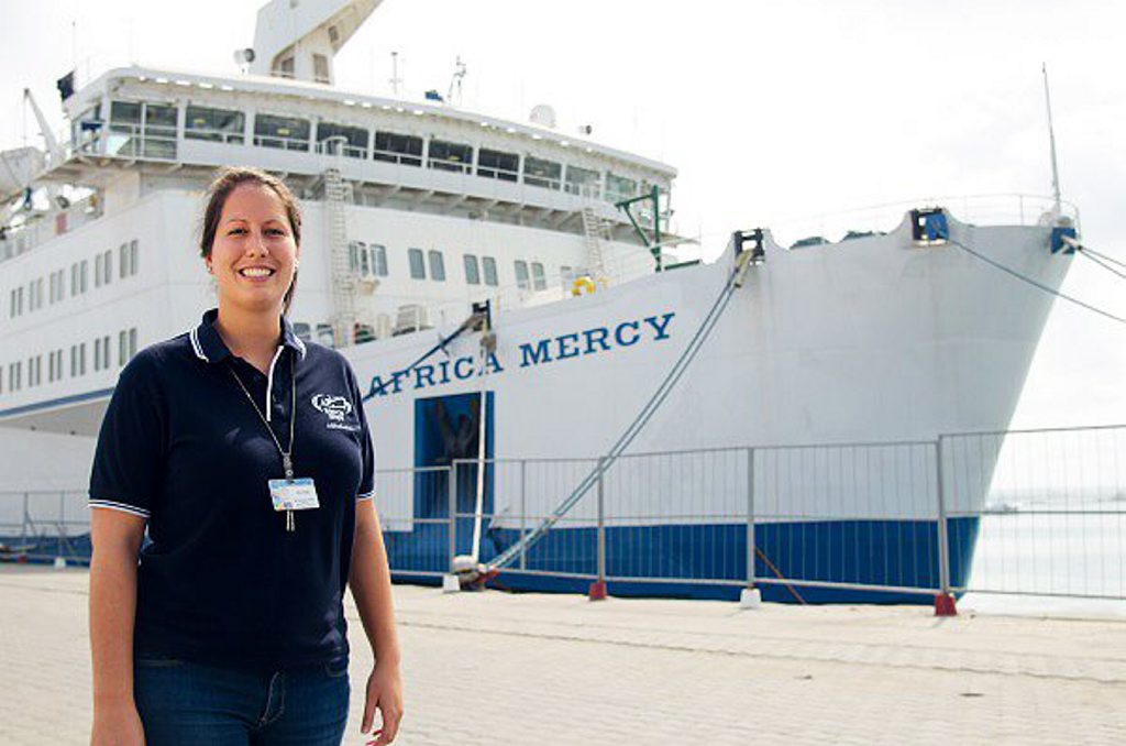 Hillcrest woman Elza Varga has returned after volunteering for 10 months on a Mercy Ship in Africa. Photo:Contributed Michelle Murrey Hillcrest woman Elza Varga has returned after volunteering for 10 months on a Mercy Ship in Africa. Photo:Contributed Michelle Murrey