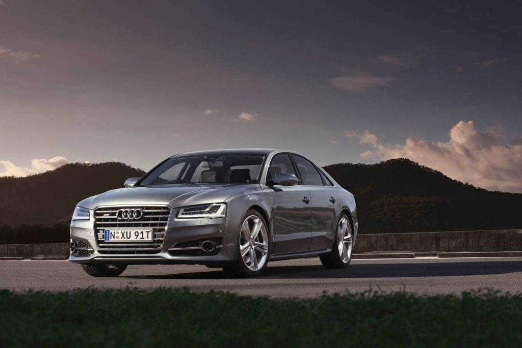 The Audi S8. The Audi S8.