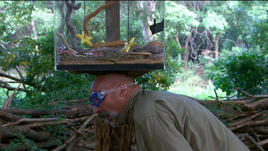 Merv Hughes in a scene from tonight's episode of I'm A Celebrity... Get Me Out of Here! Merv Hughes in a scene from tonight's episode of I'm A Celebrity... Get Me Out of Here!