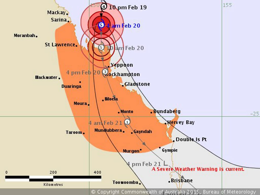 Cyclone Marcia. Cyclone Marcia.