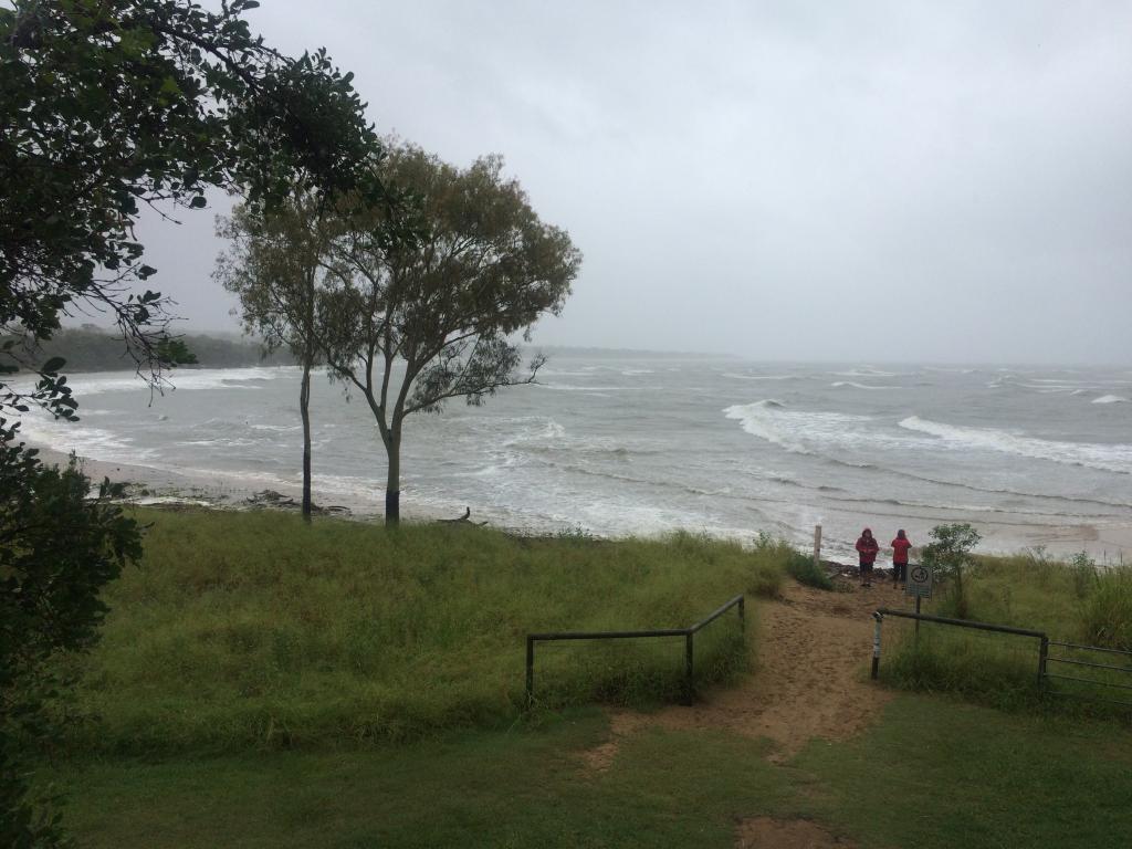 Canoe Point at Tannum Sands at 10.15am on Friday. Canoe Point at Tannum Sands at 10.15am on Friday.